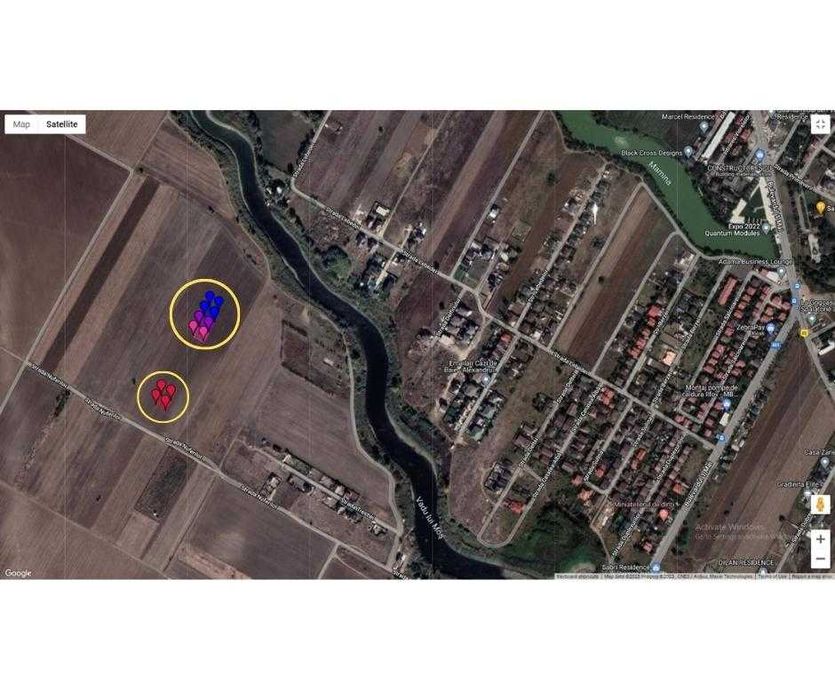 Vand teren Berceni - intrare Vidra