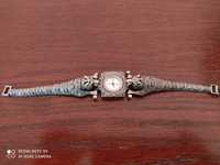 Сребърни накити проба 925 часовник сребърен  пръстен висулка