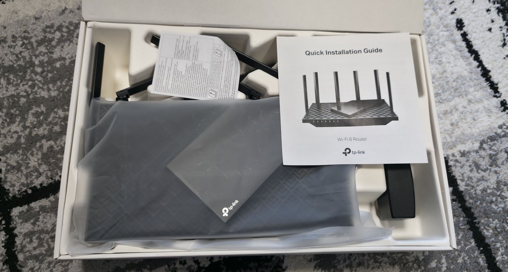 Безжичен рутер TP-Link Archer AX73, AX5400 Dual-Band Gigabit Wi-Fi 6,