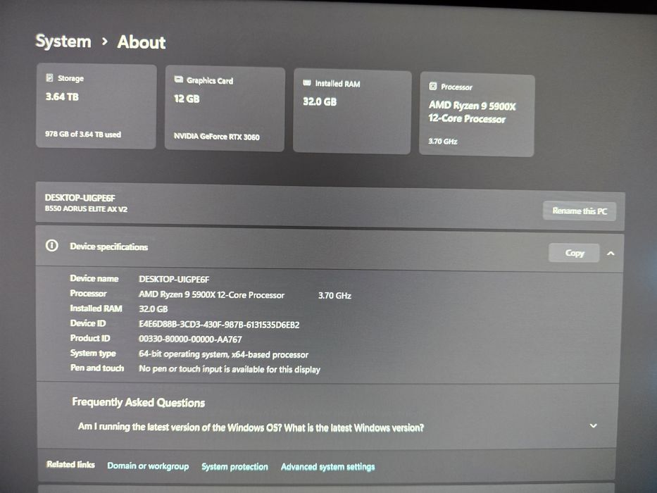 Vând unitate PC + Monitor sau schimb cu laptop gaming