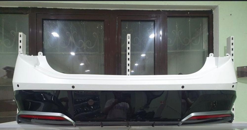 Задний  бампер соната 10 2024 года б/у оригинал в отличном состоянии