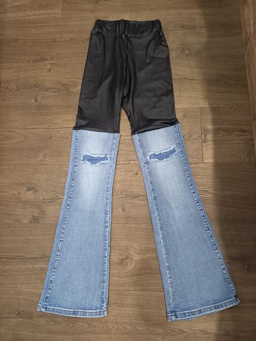 Дънки Pausе и дънки с еко кожа