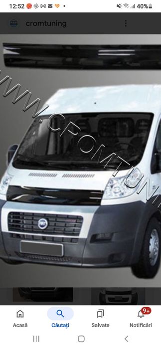 Deflector paravânt capotă Ducato