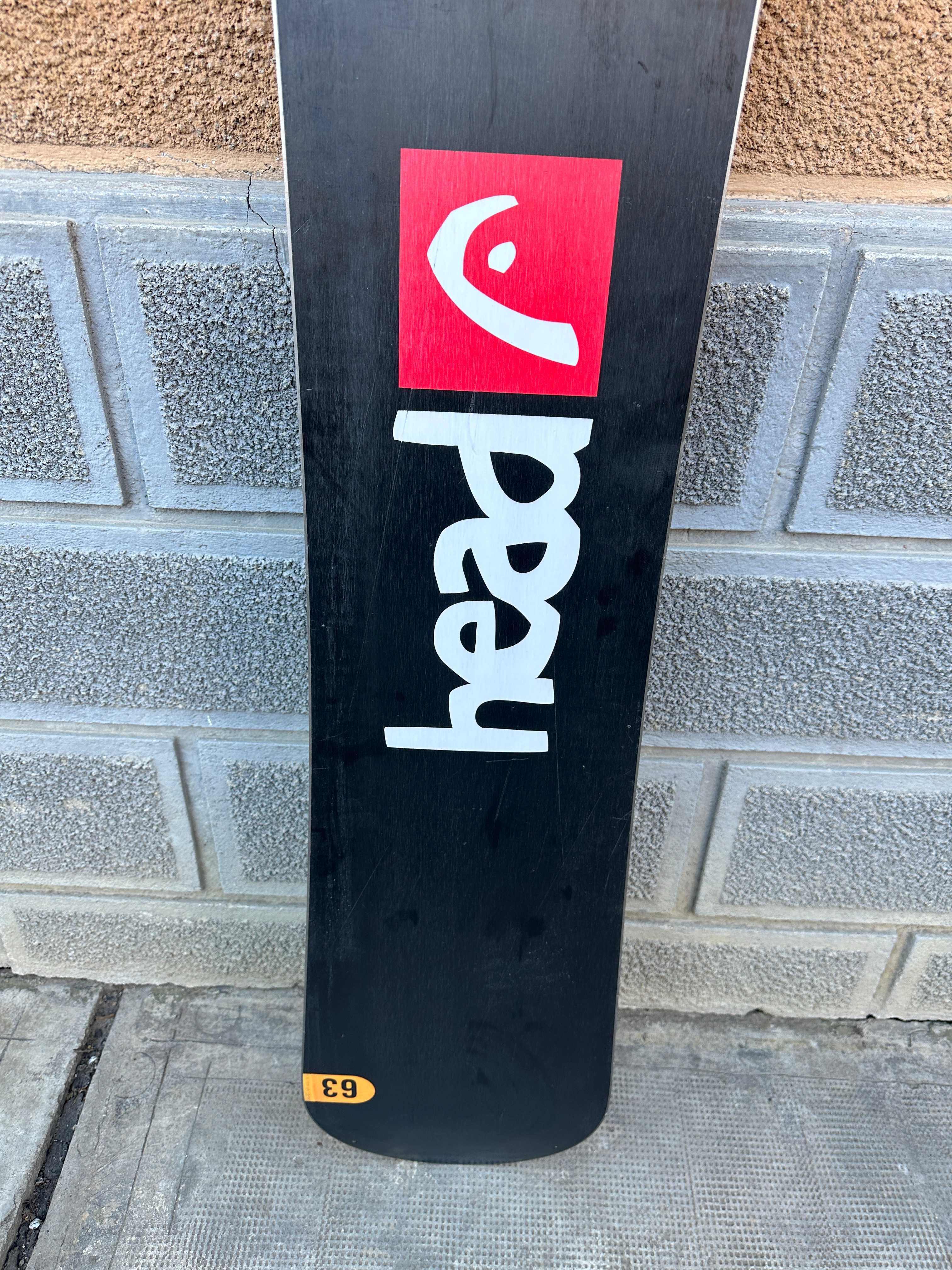 placa snowboard head rocka 4d L163cm