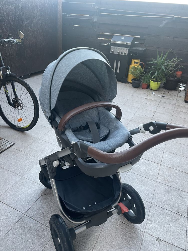 Cărucior Stokke blue limited edition