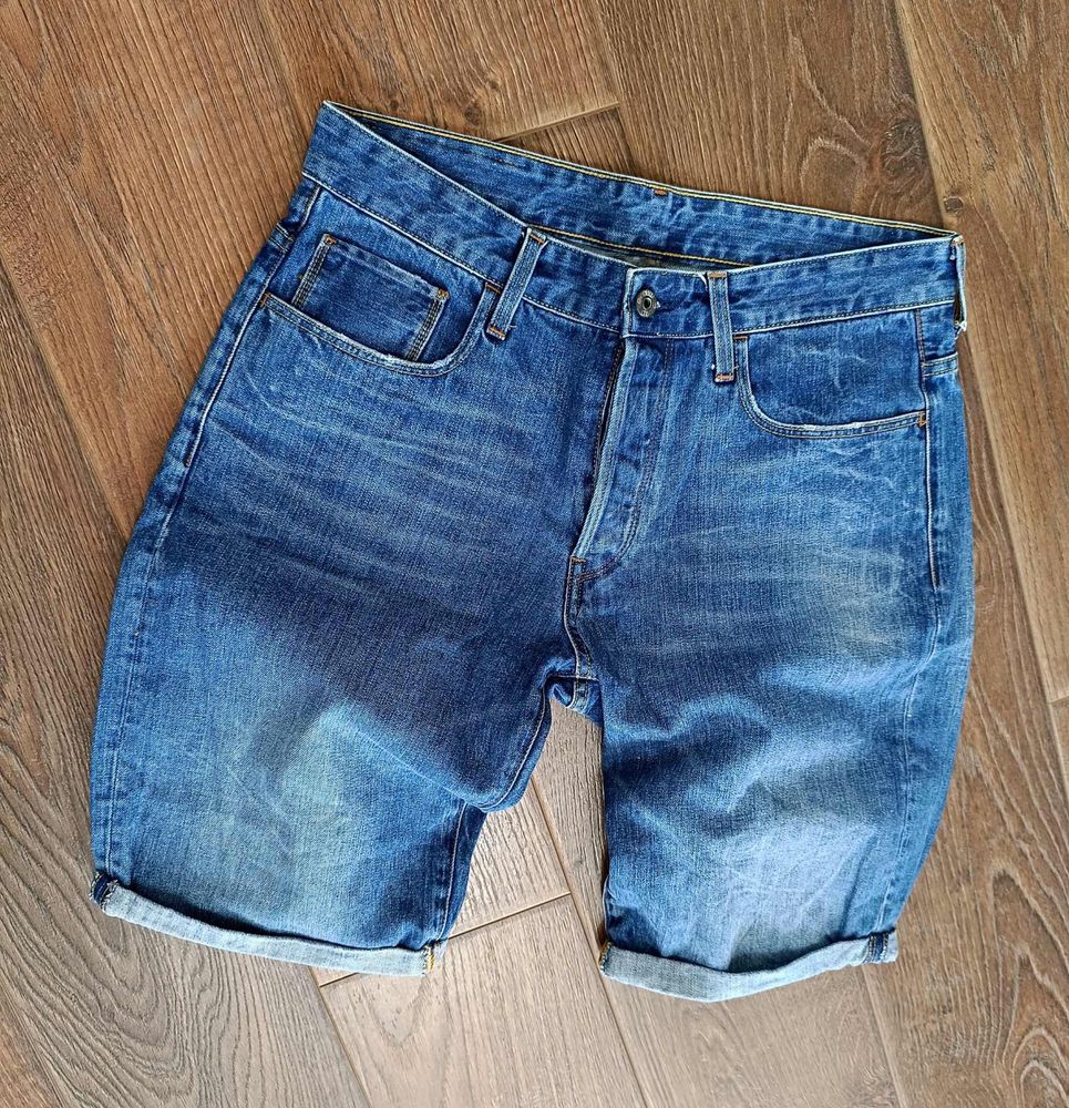 Мъжки къси дънки G-Star Raw модел 3301
