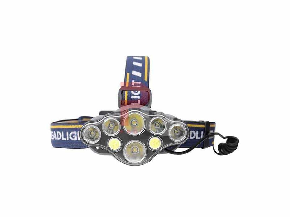 Lanterna frontala,11 LED moduri de iluminare