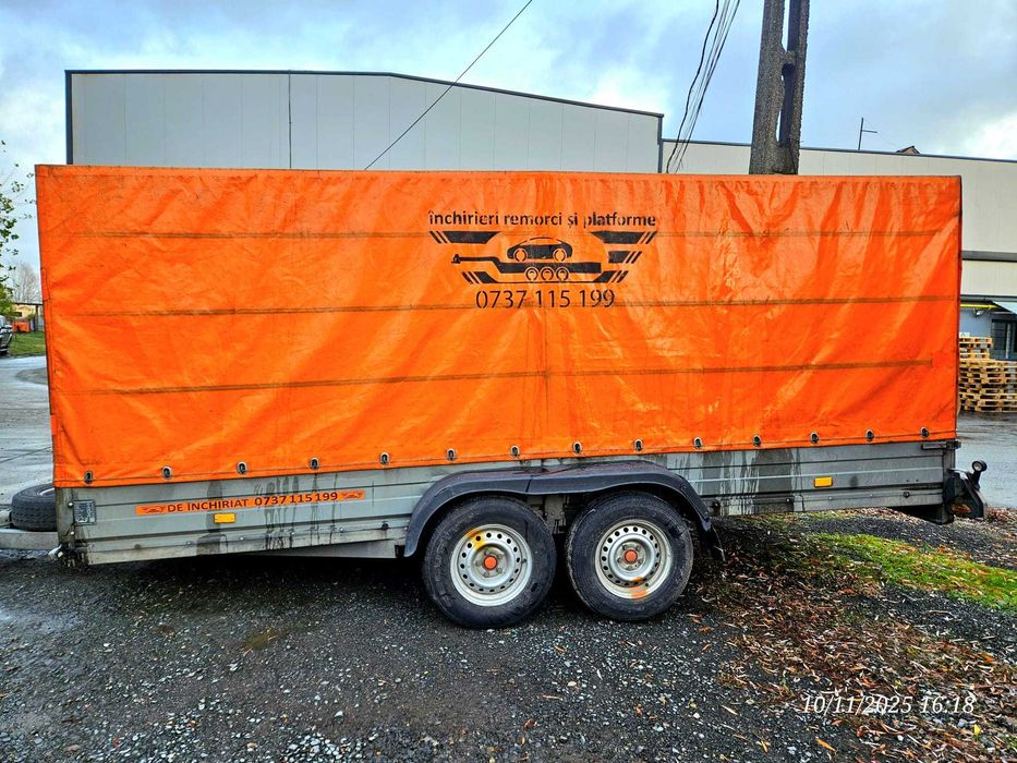 remorca 750 Rydwan remorci cu 1 sau 2 axe