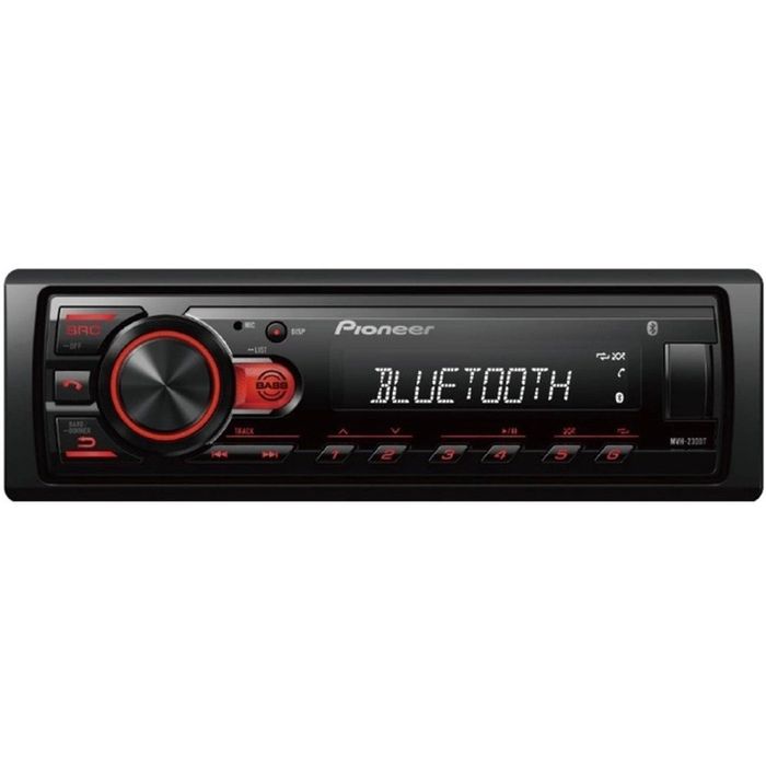 Авто Ресийвър PIONEER MVH-230BT BLUETOOTH, 4 X 50 W, USB