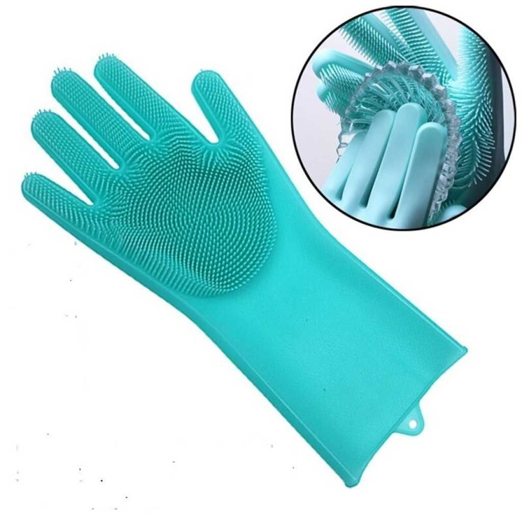 Магически силиконови ръкавици за миене на съдове Magic Brush