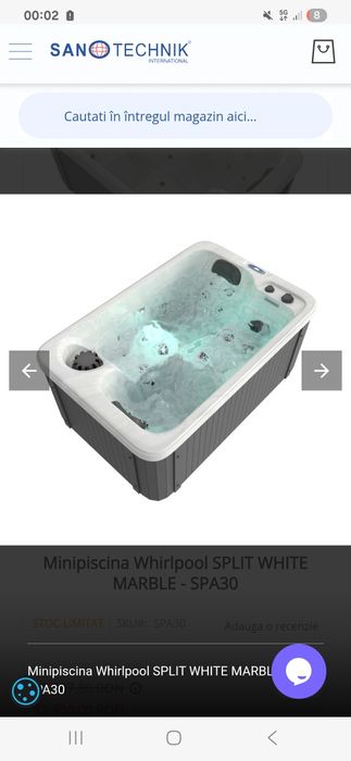 Jacuzzi nou de vanzare ,il vand ca nu am gandit bine spatiu spa