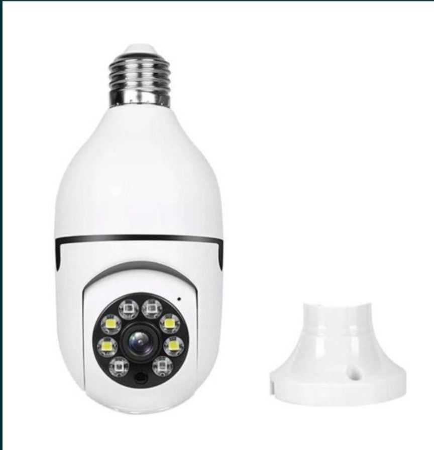 Camere video de supraveghere tip bec, interior-exterior