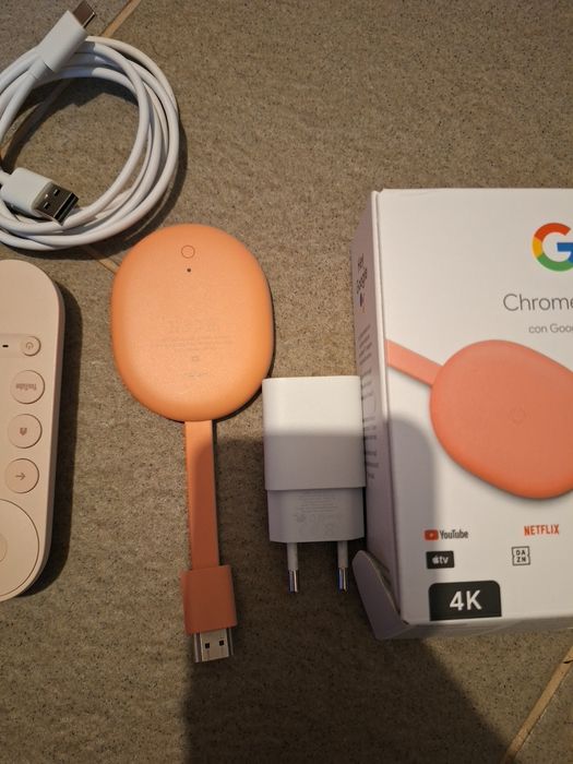 Transforma TV in smart cu  chromecast 4k aspect 9/10