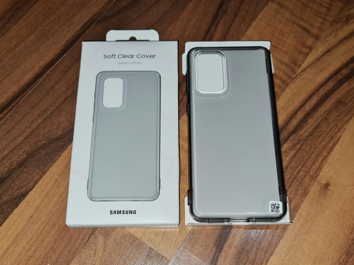 Husa silicon originala Samsung Soft Clear Cover Galaxy A33 5G A336