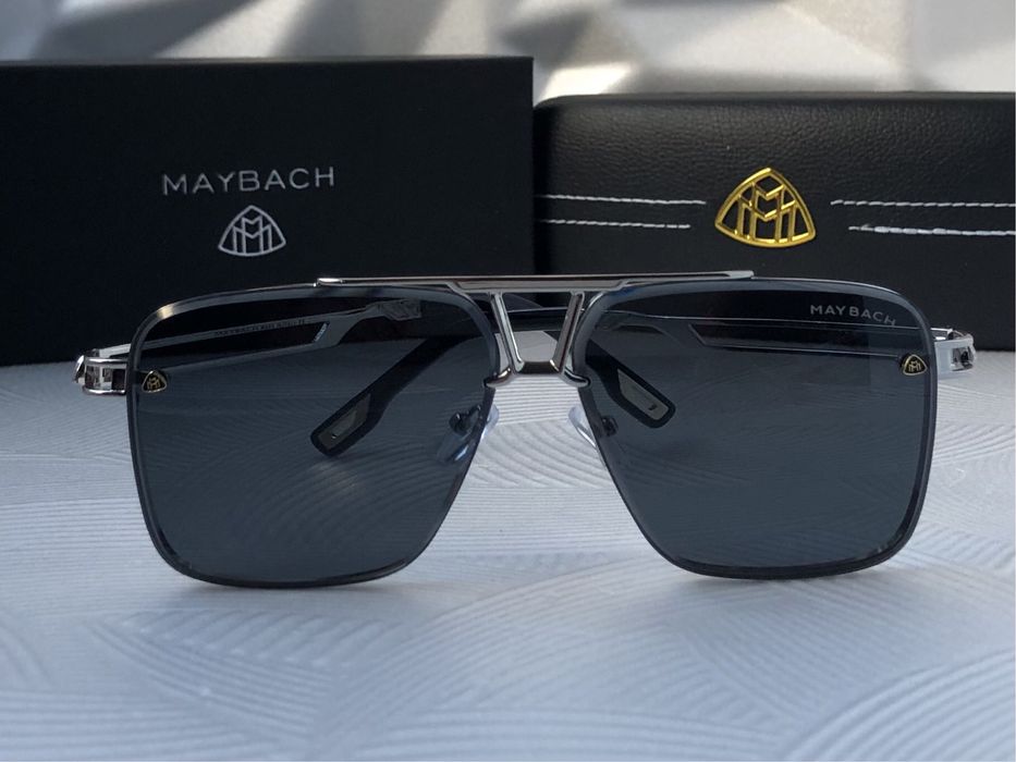 Мъжки слънчеви очила правоъгълни 4 цвята Maybach