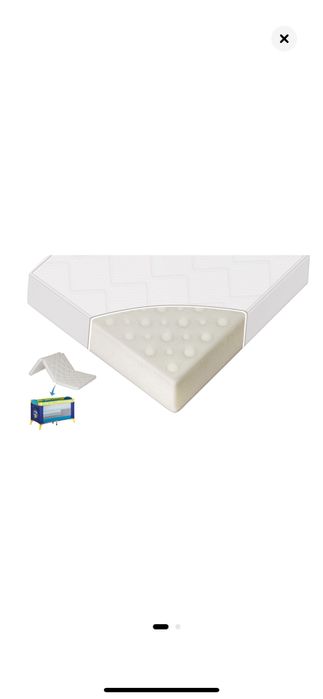 Patut pliant Kinderkraft joy + saltea pliabila Air confort bamboo