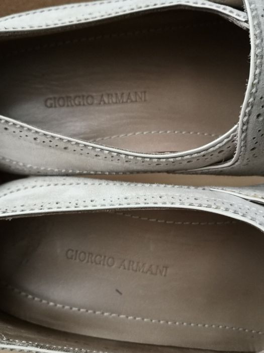 Pantofi Giorgio Armani 42 piele brogue