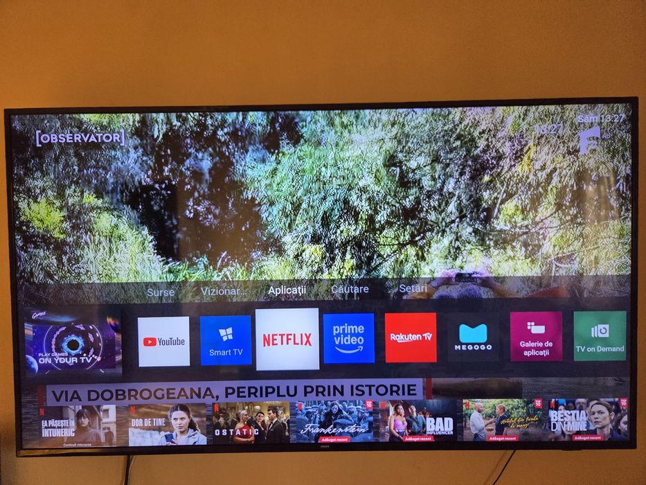 Televizor Philips Smart 178cm UHD 4K