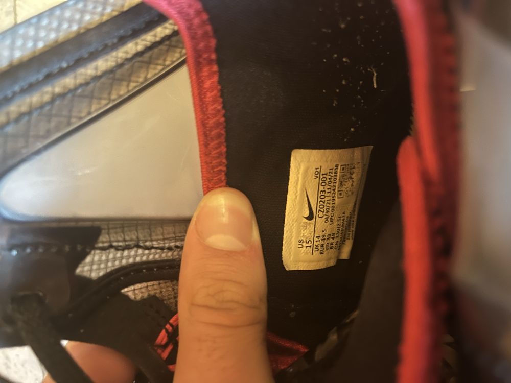 Nike Lebron 19 high black and red