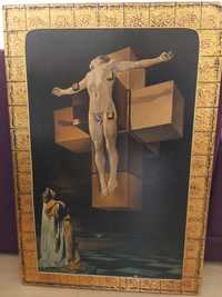 Salvador Dali reproducere pe lemn