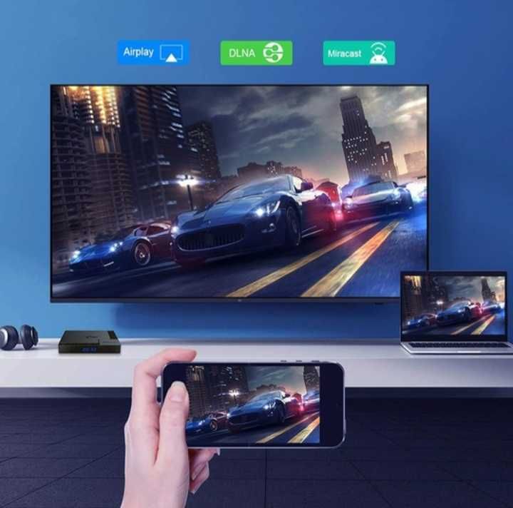 УНИКАЛЕН TV BOX/тв бокс/X96 Mate,Allwinner H616, Android 10,bluetooth