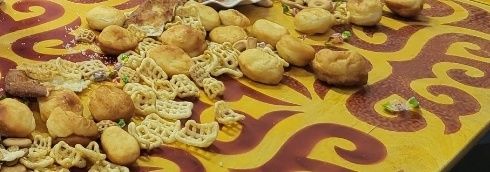 Жер стол қазақи оюмен