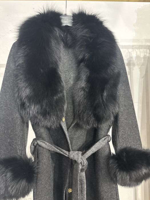 Palton Lana Alpaca Negru