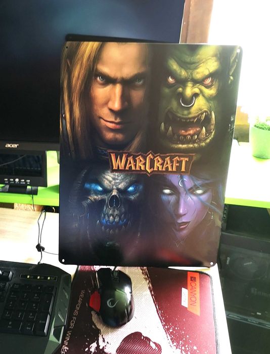 Матова Метална картина на Warcraft III
