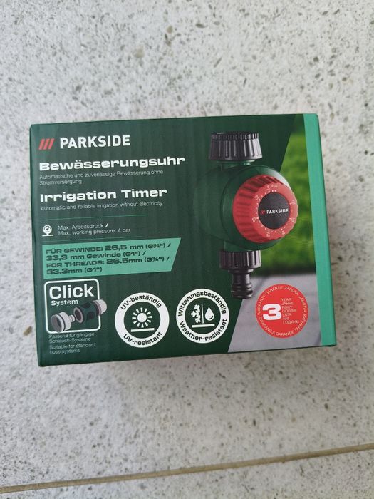 Programator Ceas irigații grădină parkside