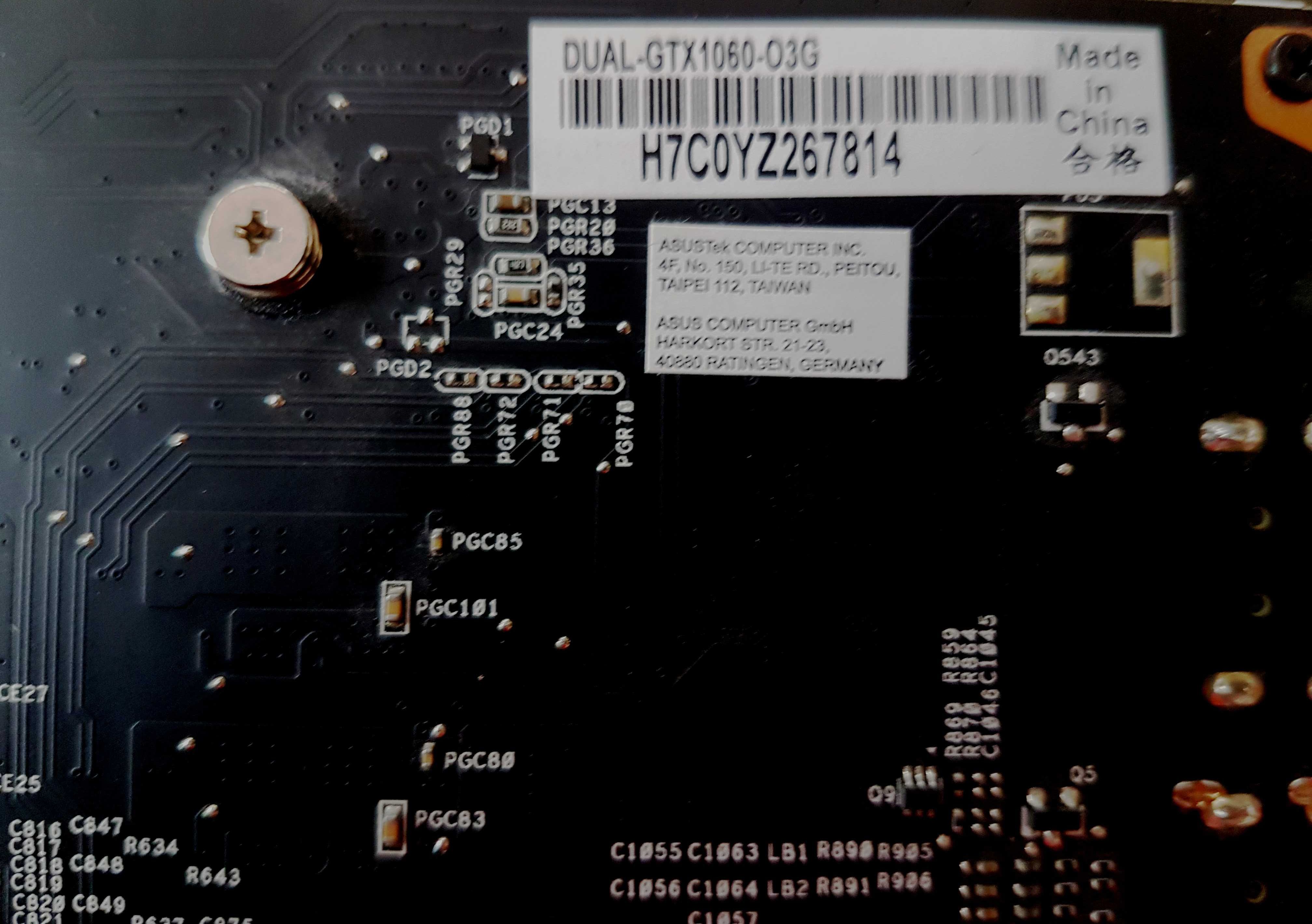 GTX1060 Dual OC 3GB DDR5 192-bit