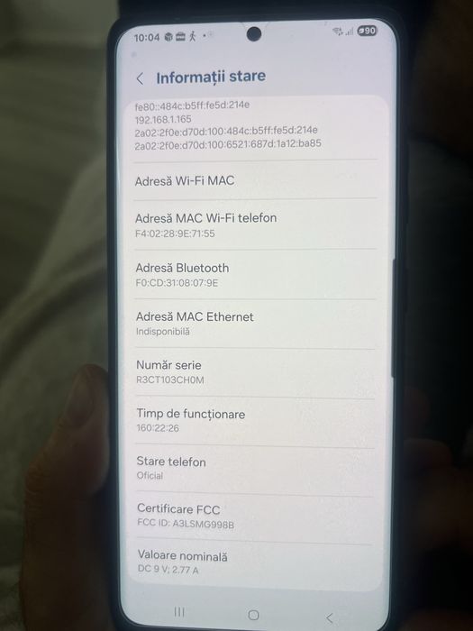 Vand samsung S21  ultra 5G