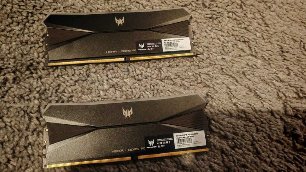 Рам памет Acer Predator Hera DDR5 RGB 32GB (16GBx2) 8000MHz CL36