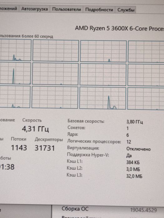 Amd ryzen5 3600x