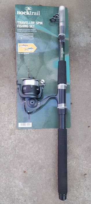 Set naluci pește din cauciuc"Shad" si Lanseta