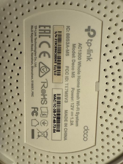 Sistem Mesh TP-Link Deco M5- 3 bucati