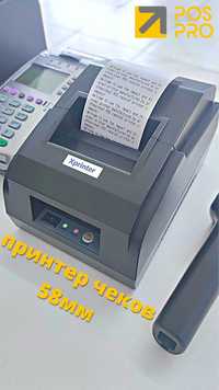 Принтер чеков термопринтер чековая лента принтер 58 касса