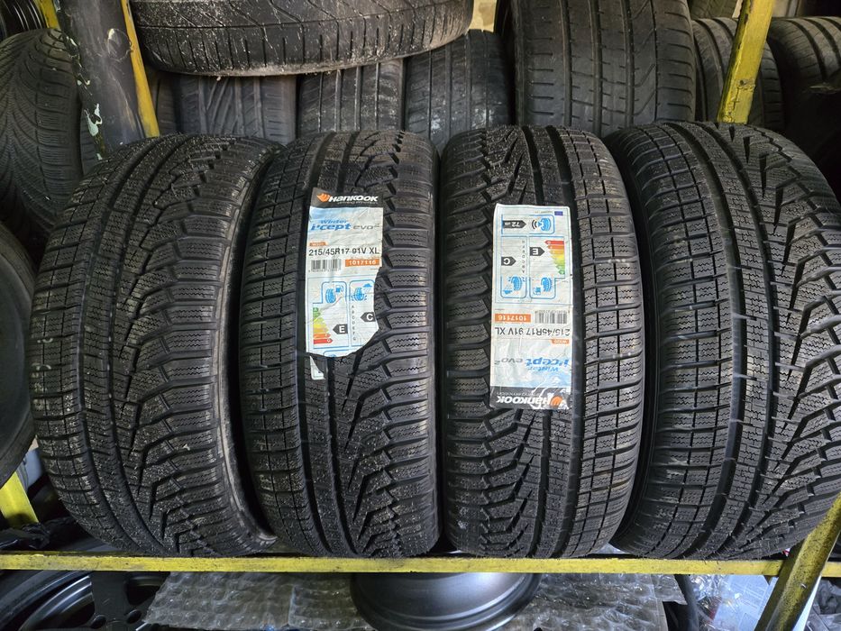 4бр. 215 45 17 Hankook зимни.