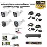 Sistem de supraveghere exterior 4 camere Full HD,de calitate  Nou