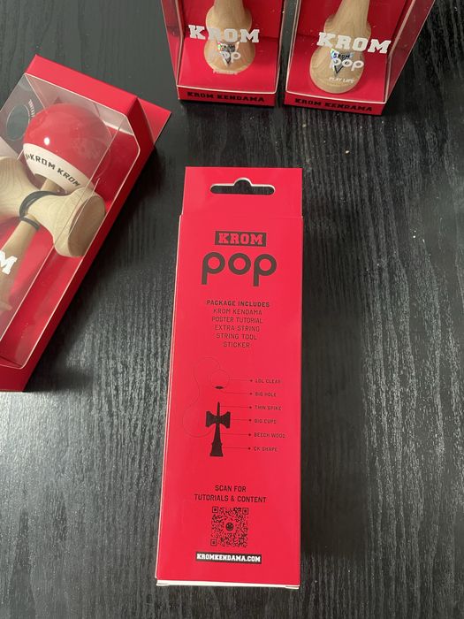 Kendama Krom Pop Rosu ! Pret REDUS !