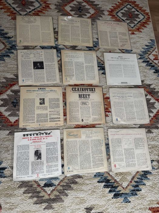 Pachet 12 discuri vinil muzică clasică