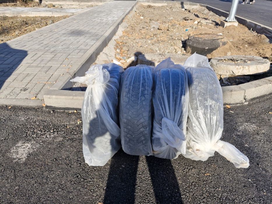 4шт зимние шины 14 размера