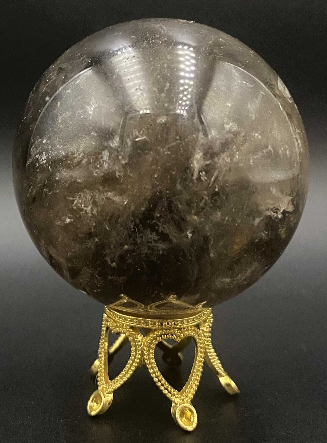Cristale/Minerale - Cuart Fumuriu- sfera piatra semipretioasa