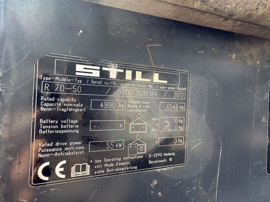 De vanzare sau da inchiriat Stivuitor Still 5 Tone