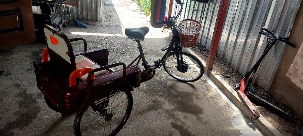 Вело рикша электрический