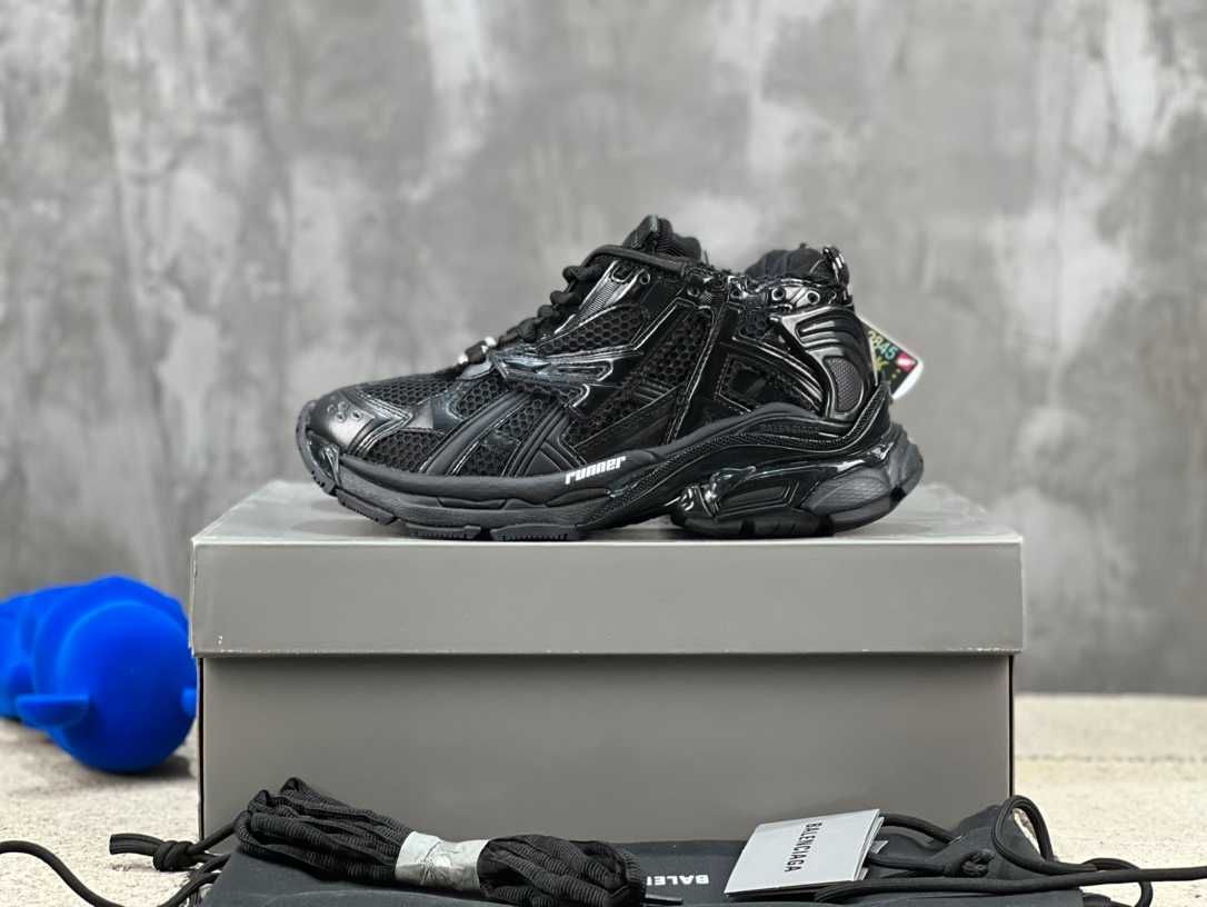 Adidasi Balenciaga Runner, marimi 35-45 negru, tip Premium, Unisex
