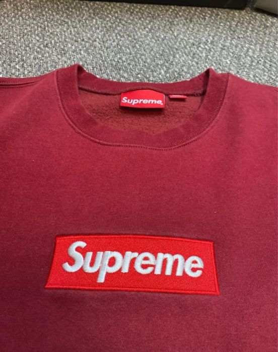 Pulover Supreme Box Logo Crewneck mărime M