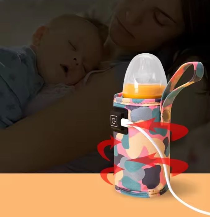 Преносим USB Подгревател за Бебешки Шишета