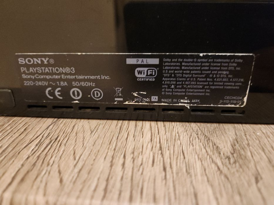 PlayStation 3 (PS3) 60GB (CECHC04) Modat, Backwards Compat.