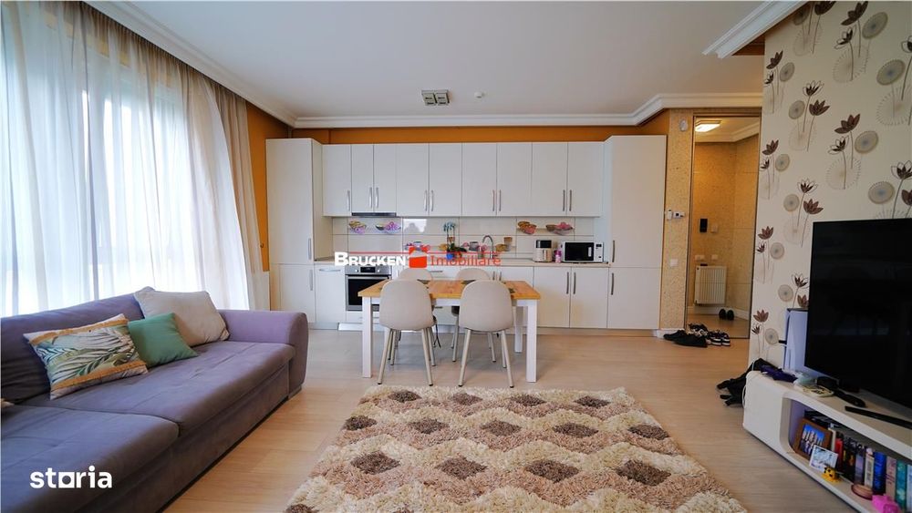 Apartament mobilat cu terasa de 18 mp | Etaj superior | ARED