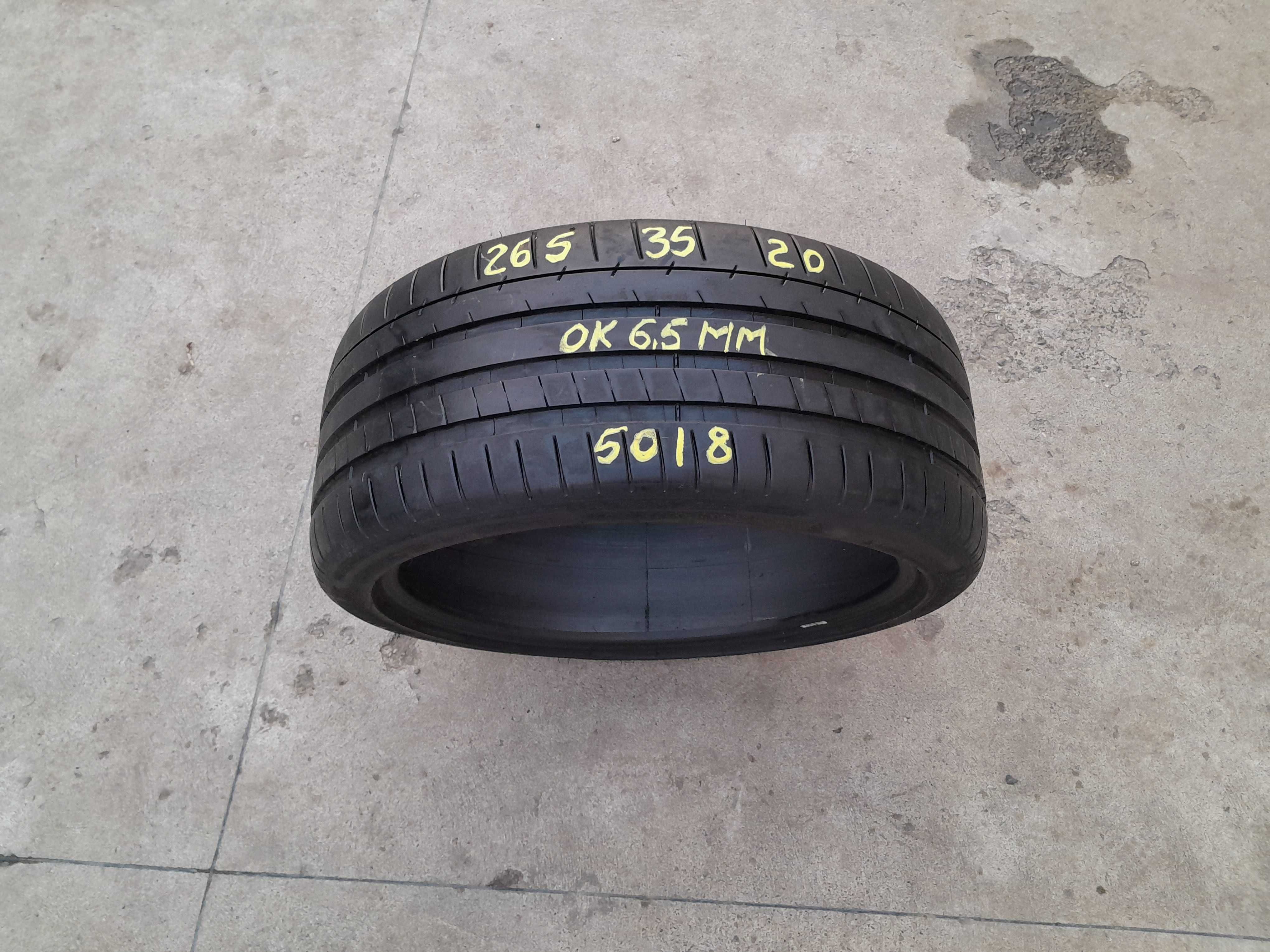 O anvelopa de vara 265 35 20 michelin super sport profil 6,5 mm